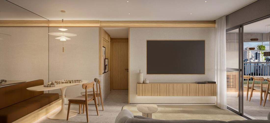 Living — Apto 83m² (2 dorms)