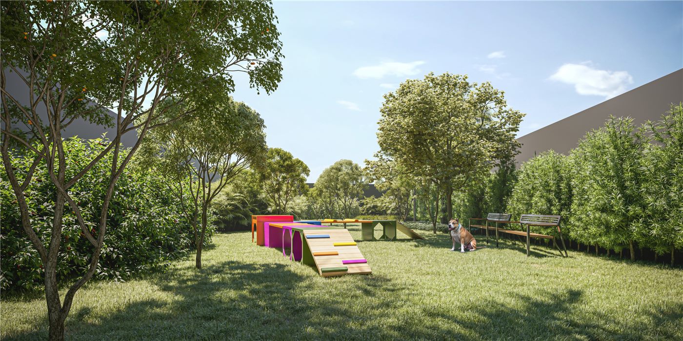 Área de pet place, Residences