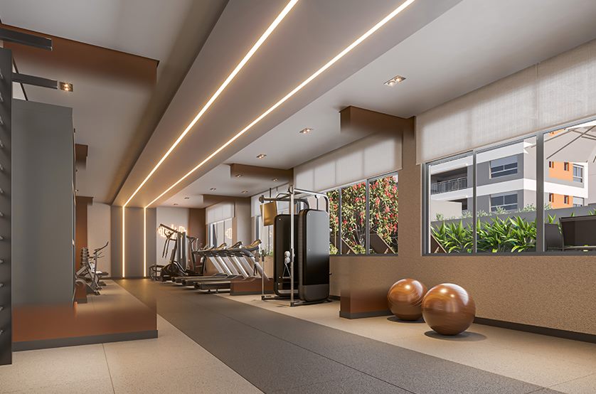 Fitness com 103m², Grand Club Home Spaces