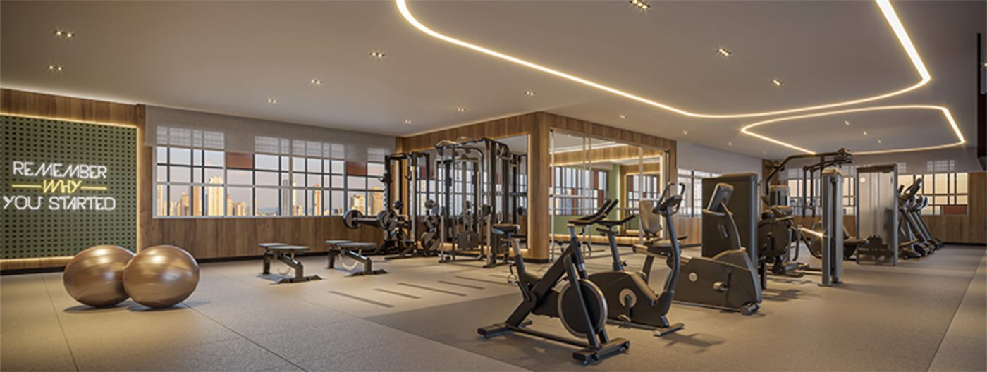 Fitness com 200m², Grand High Residences