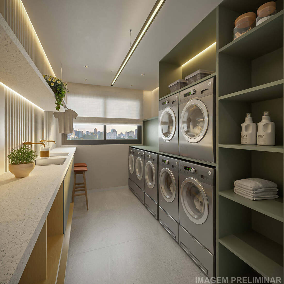 Lavanderia compartilhada, Home Spaces