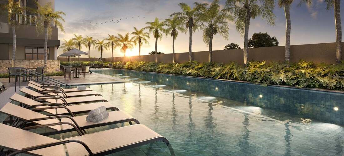 Piscina adulto com raia de 25m do Grandiálogo Parque da Mooca