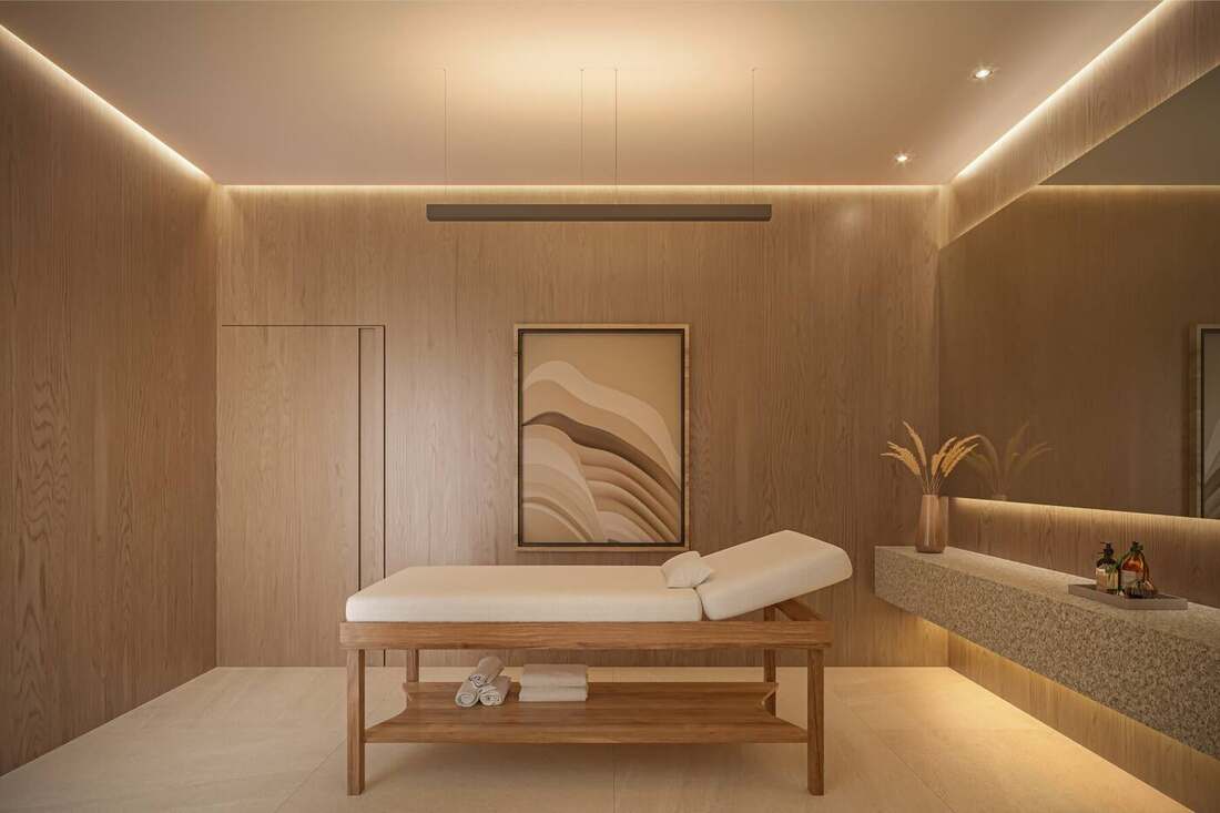 Sala de massagem, Residences