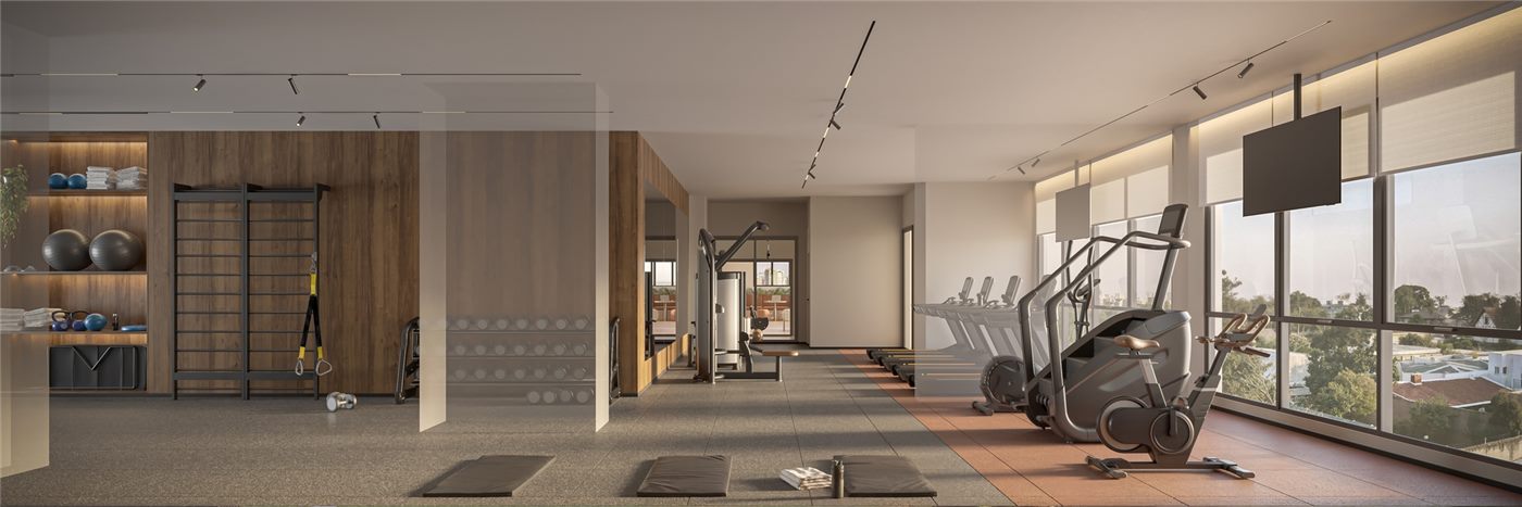 Fitness com 159m² do Landmark Santa Cruz
