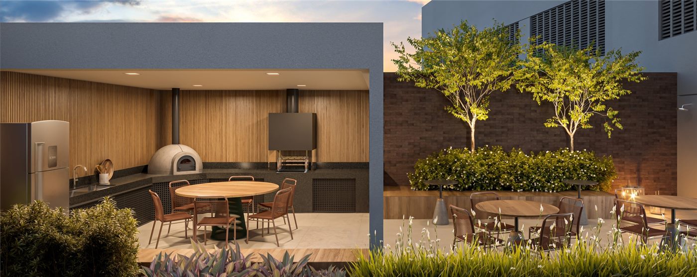 Churrasqueira com forno de pizza, Residences