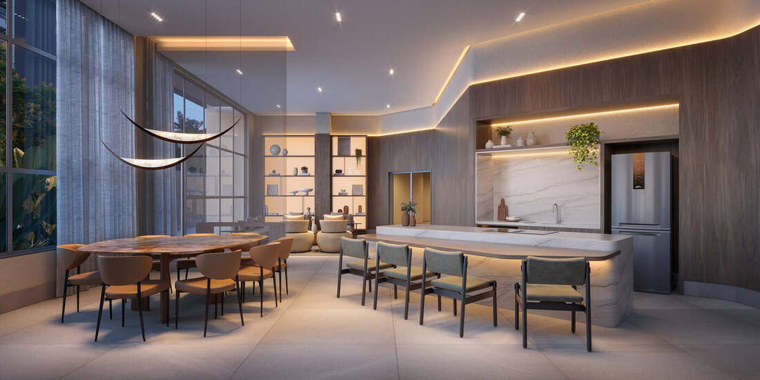 Espaço gourmet, Residences