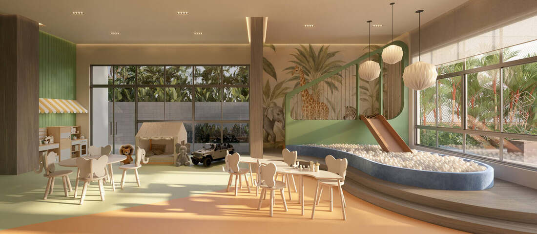 Brinquedoteca, Residences