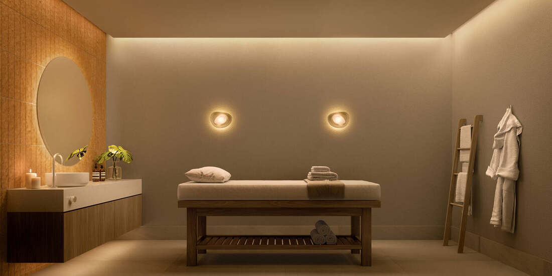 Sala de massagem, Residences