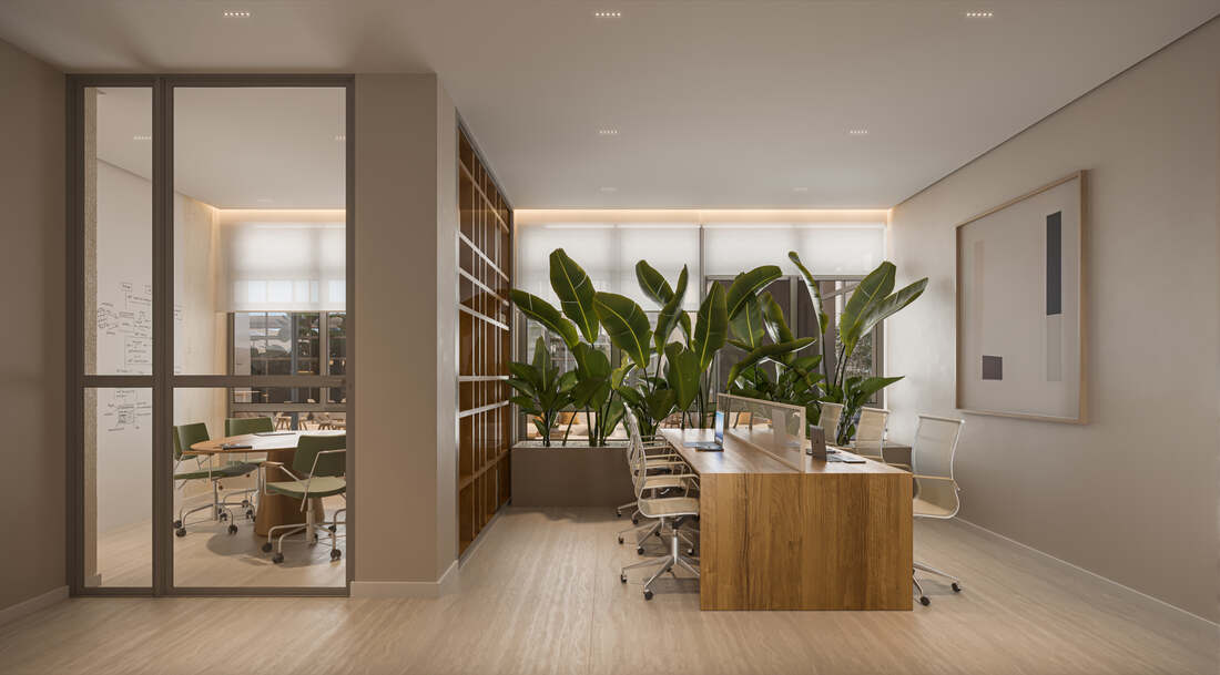 Coworking, Moná Mooca Residences