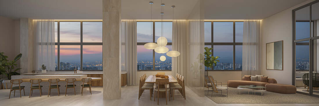 Salão gourmet, Moná Mooca Residences