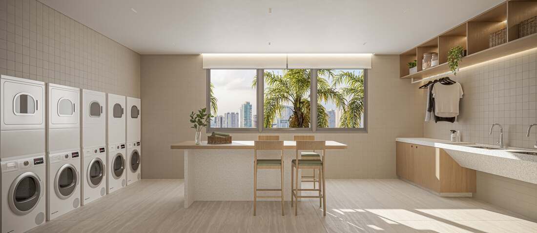 Lavanderia compartilhada, Moná Mooca Smart Spaces
