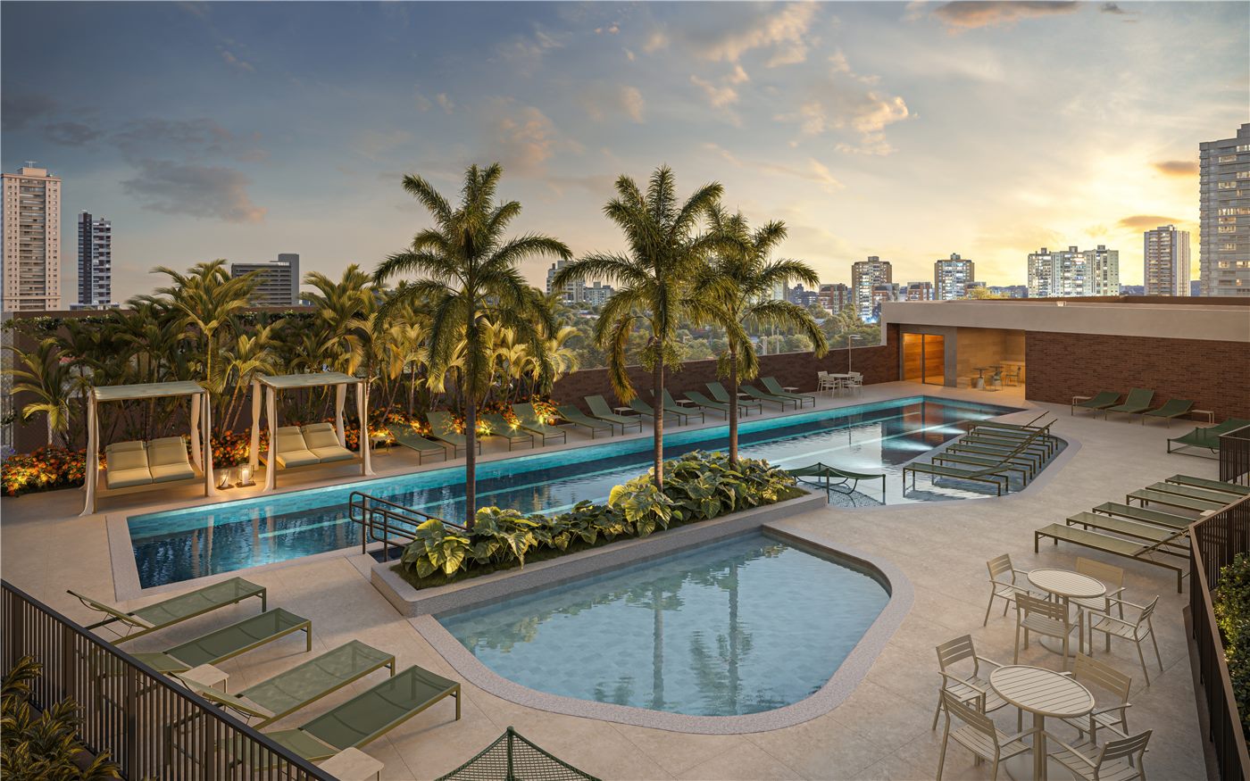 Piscina do Oásis Santa Cruz by Diálogo