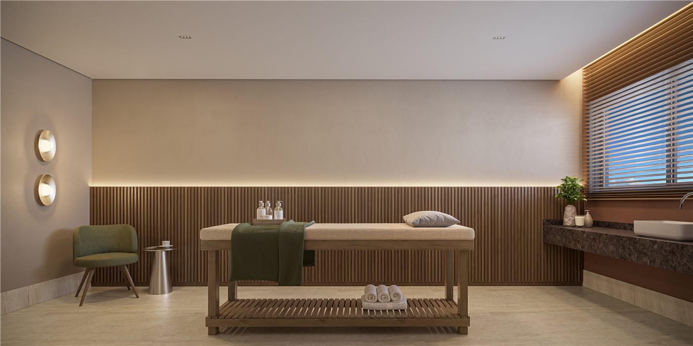 Sala de massagem, Residences
