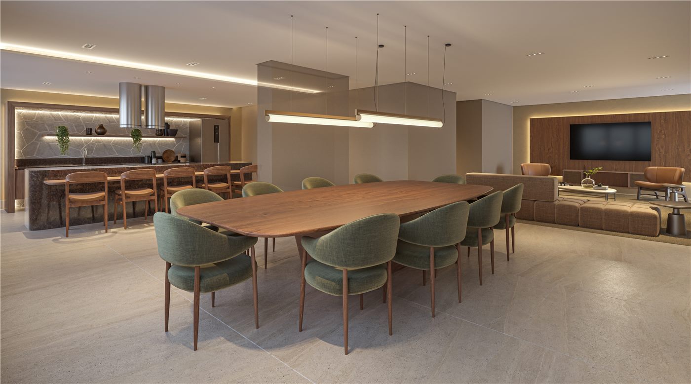 Espaço gourmet, Residences