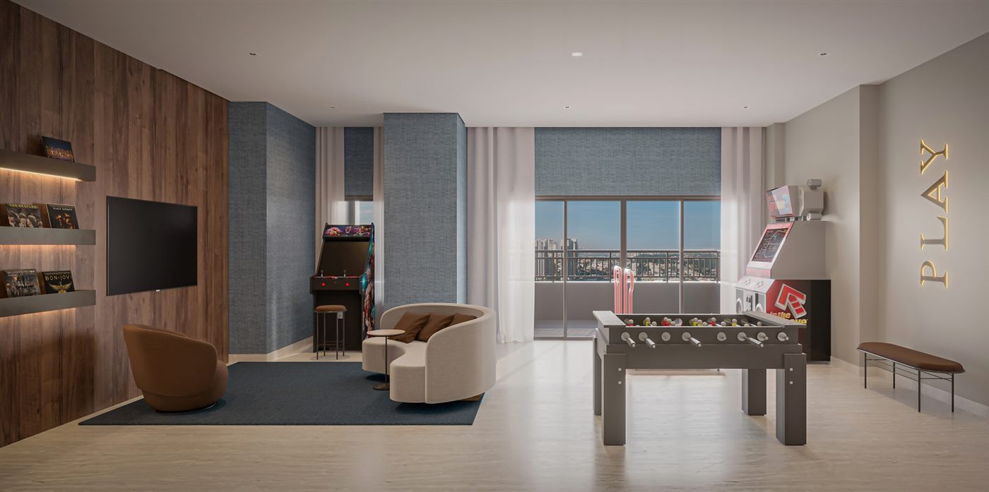 Espaço game, Parque Diálogo Vila Ema Residences