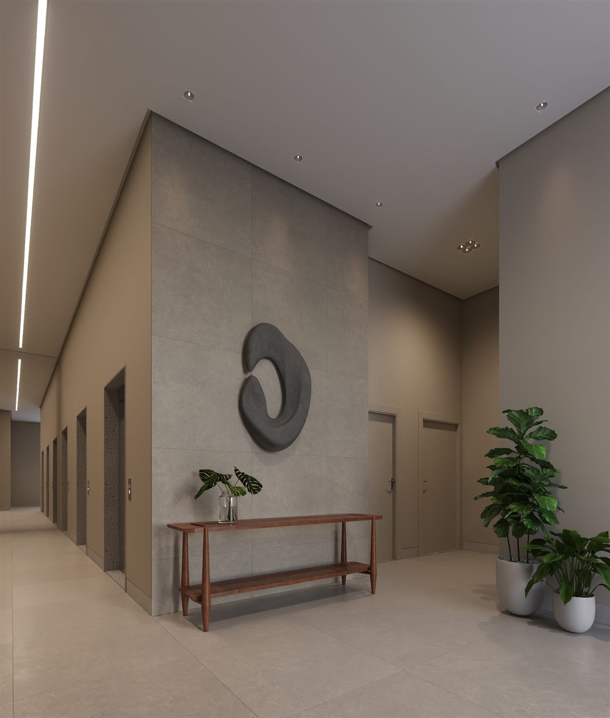 Lobby, Parque Diálogo Vila Ema Smart Spaces