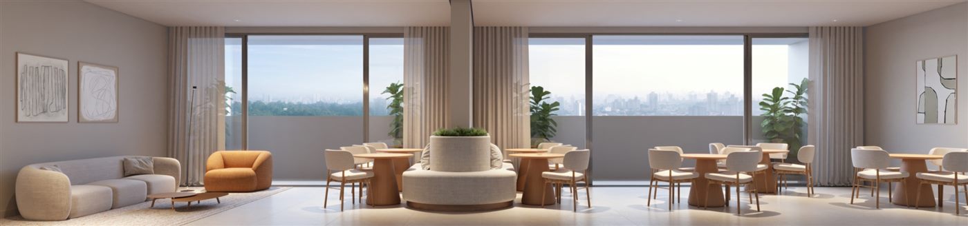 Salão de festas com 122m², Parque Diálogo Vila Ema Smart Spaces