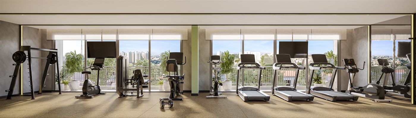 Fitness com 120m², Parque Diálogo Vila Ema Smart Spaces