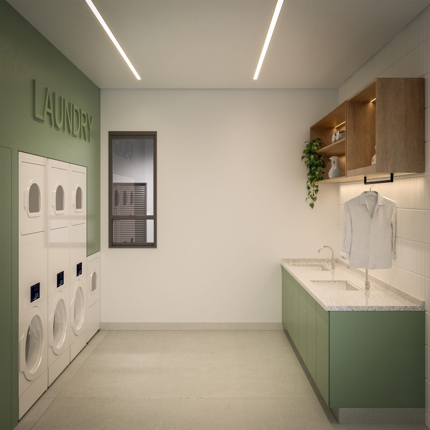 Lavanderia compartilhada, Parque Diálogo Vila Ema Smart Spaces