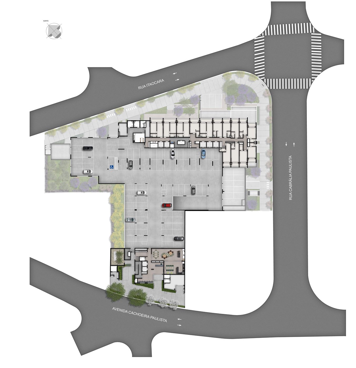 Implantação geral, Praça Diálogo Patriarca
