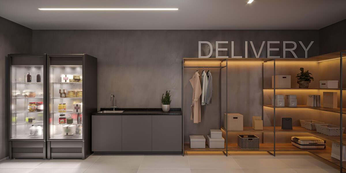 Espaço delivery, Prisma Condomínio Clube Vila Ema