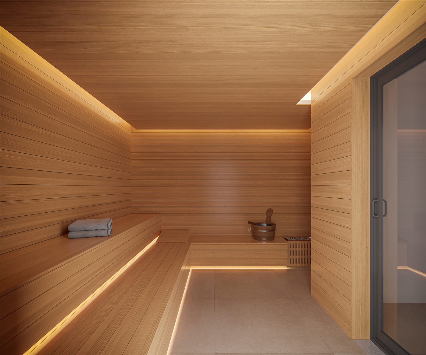 Descanso com sauna, 32º pavimento, The Grand Padre Adelino