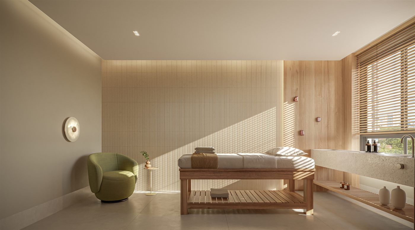 Sala de massagem, Residences