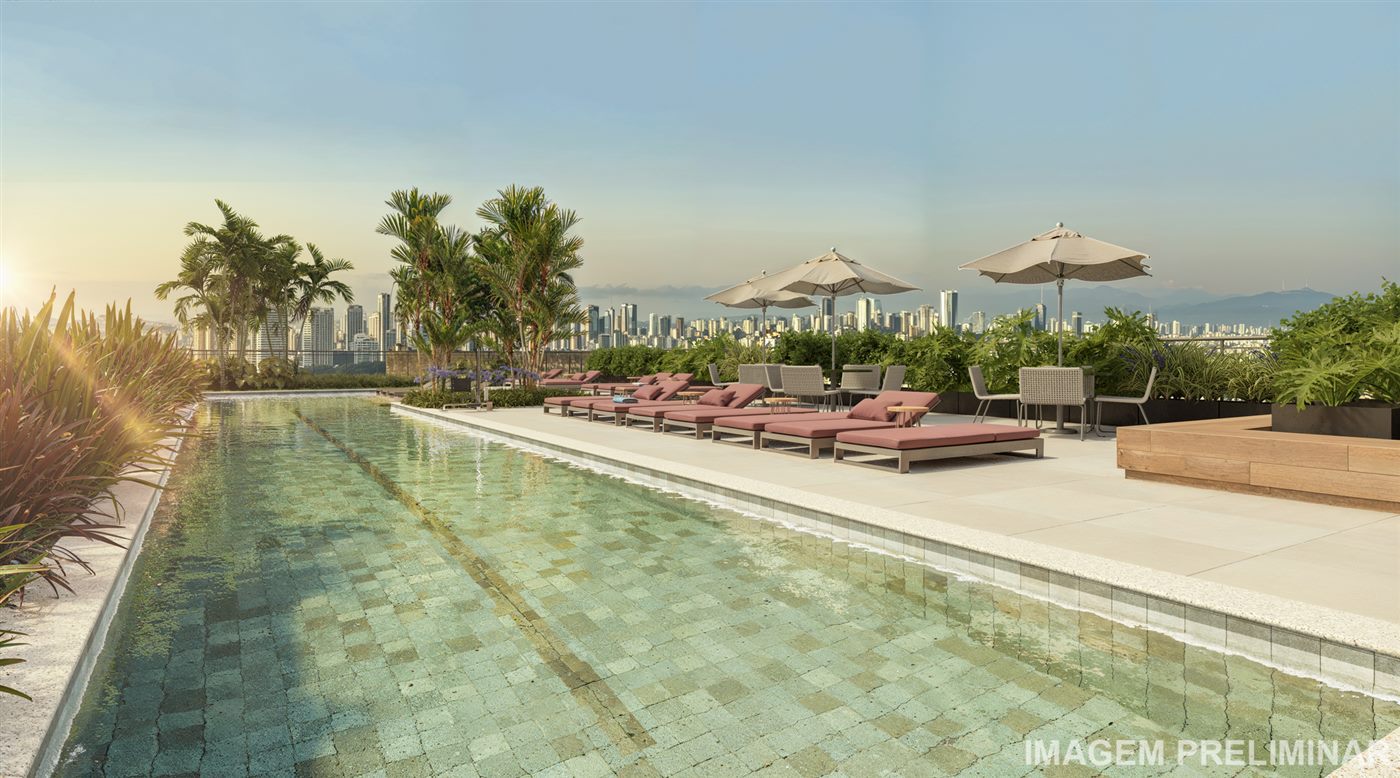 Piscina com raia de 25m do Vértice Butantã by Diálogo
