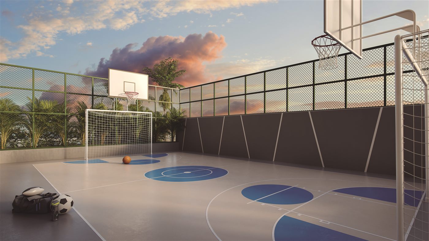 Quadra recreativa do Villa Chácara Inglesa