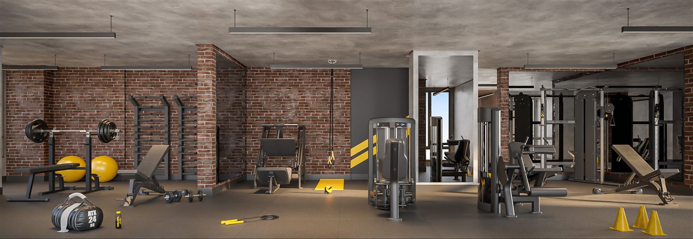 Fitness com terraço, Home