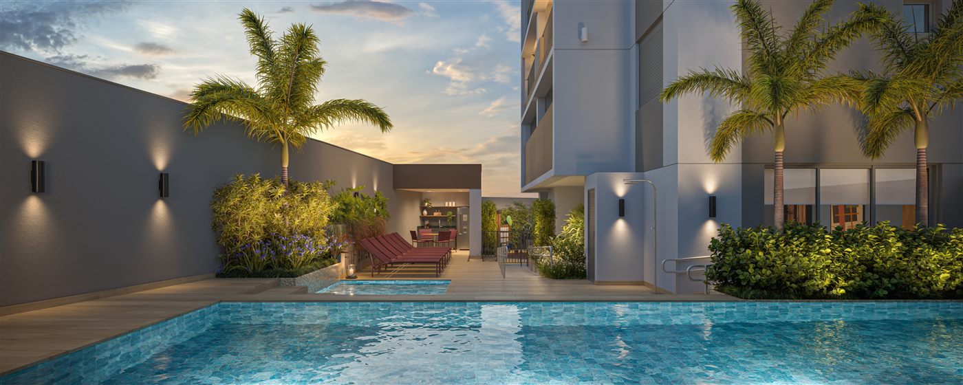 Piscina adulto e infantil do Way Guilhermina